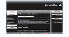 Desktop Screenshot of gratisgott.de