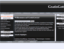 Tablet Screenshot of gratisgott.de